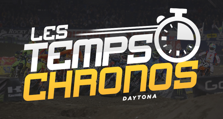Les temps chronos du SX de Daytona