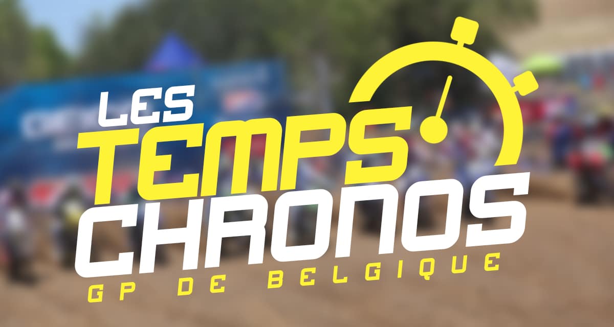 GP de Belgique : les temps chronos