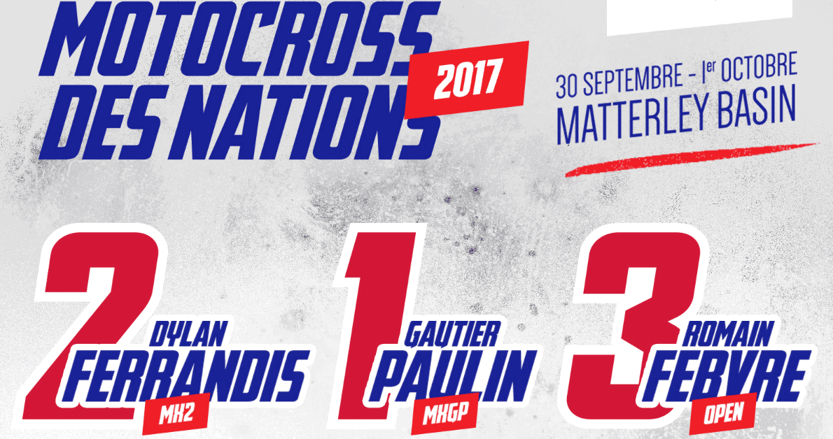 L'équipe de France du MXDN 2017