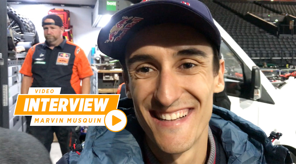 Marvin Musquin : « bonsoir Paris ! »
