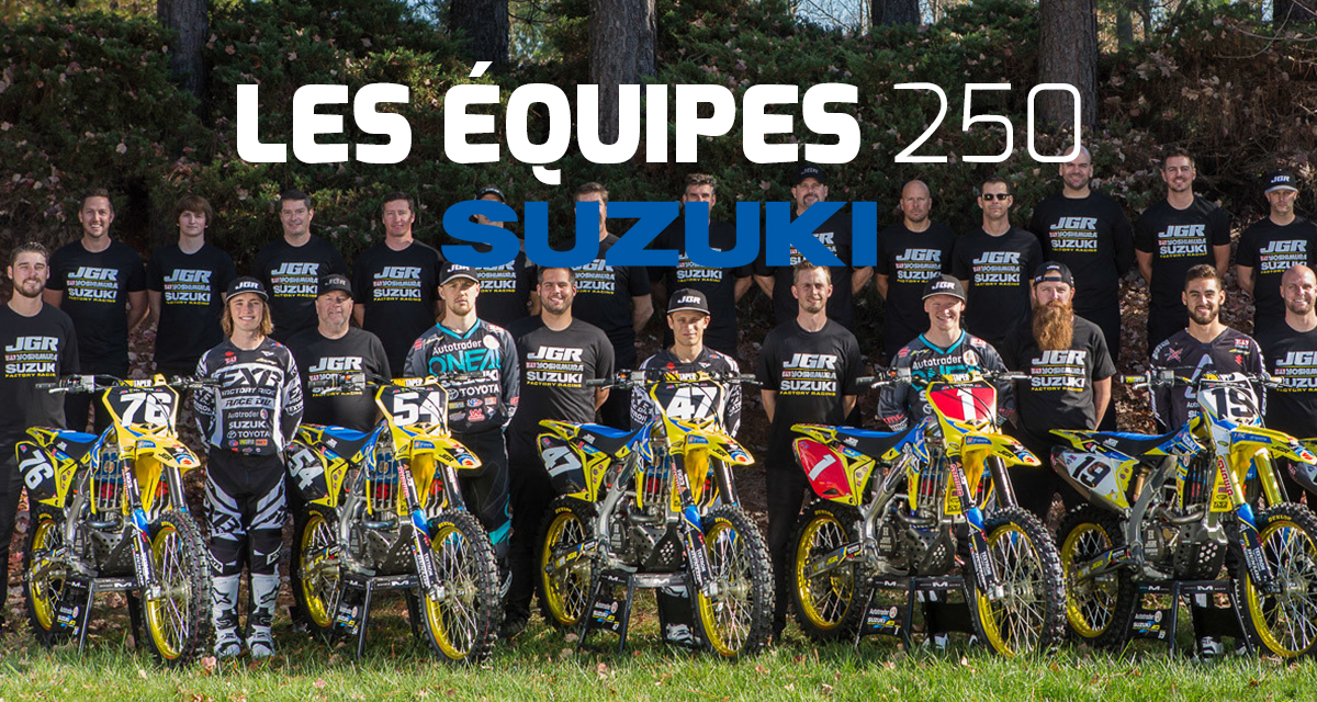 SX US 2018 : l’équipe Suzuki 250F