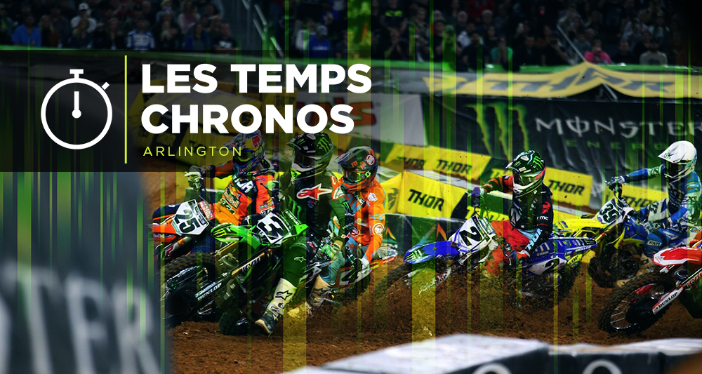 Les temps chronos du SX d'Arlington