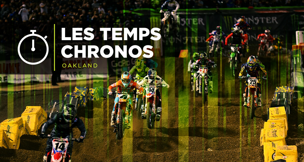 Les temps chronos du SX d’Oakland