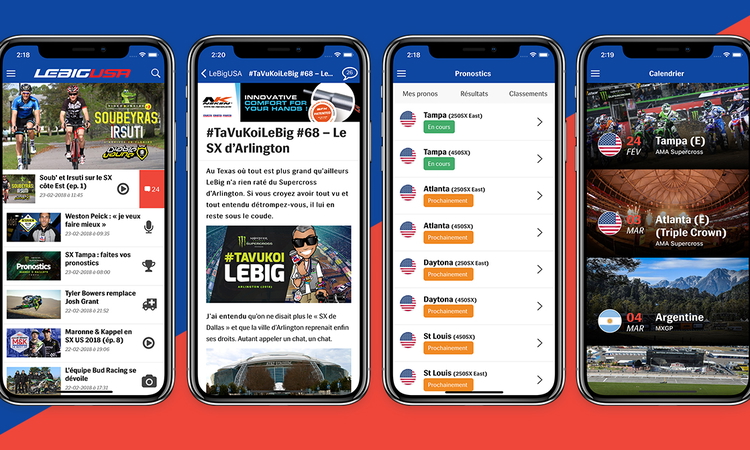 MAJ de l’app’ LeBigUSA