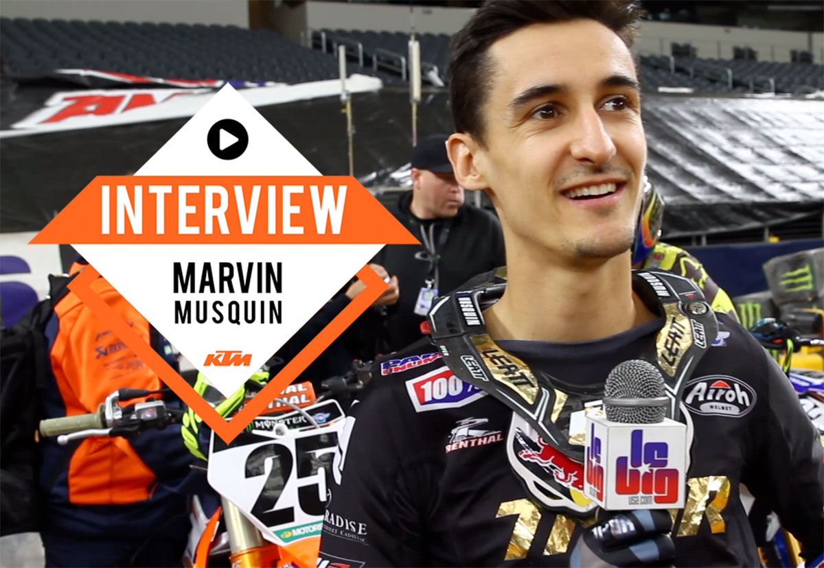 Marvin Musquin : « j'aime ce stade »