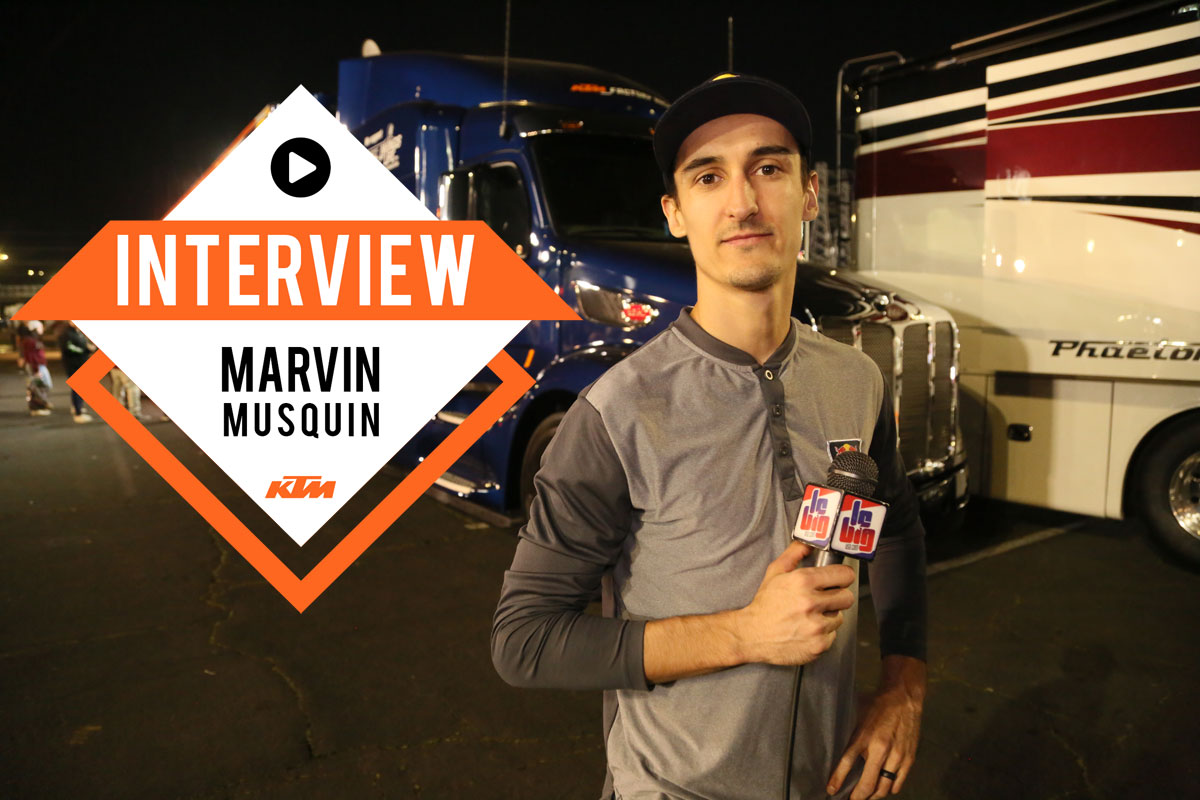 Marvin Musquin : « il y a du mieux »
