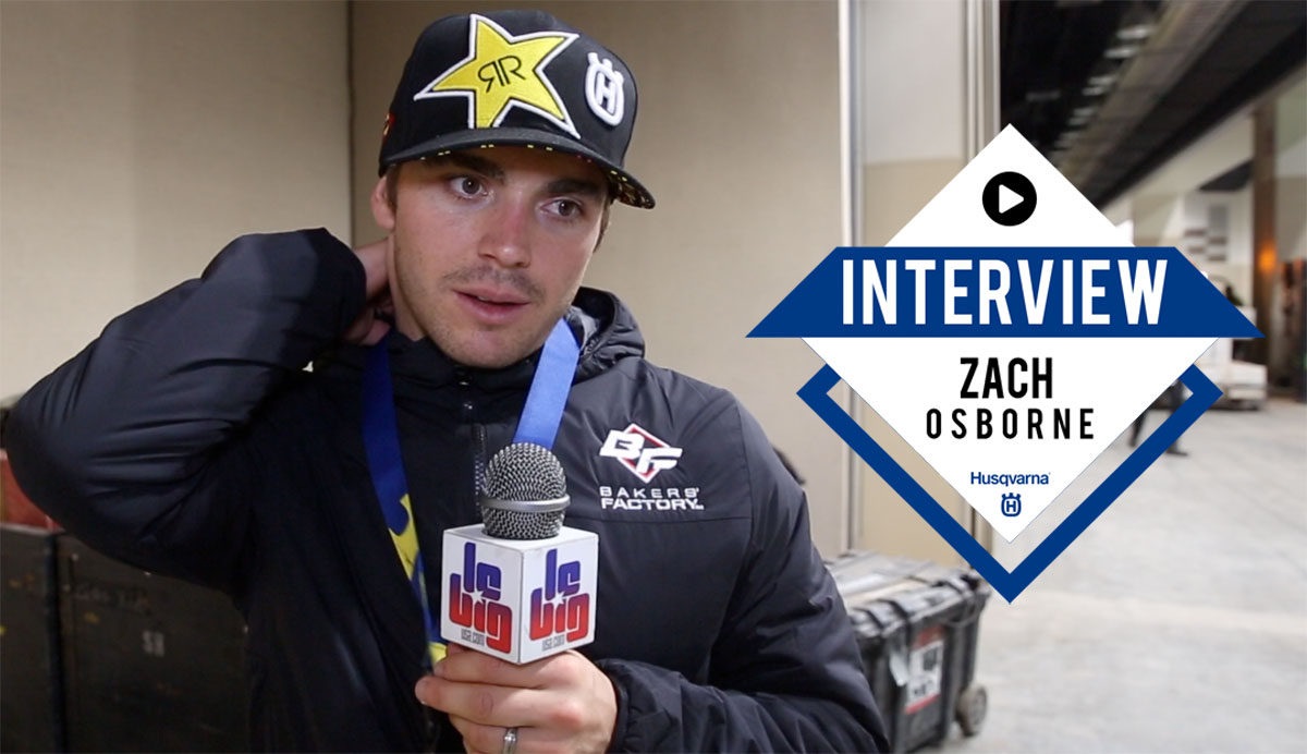 Zach Osborne : « je vais m'empiffrer »