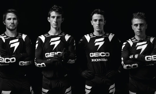 L'équipe Honda Geico en Shift