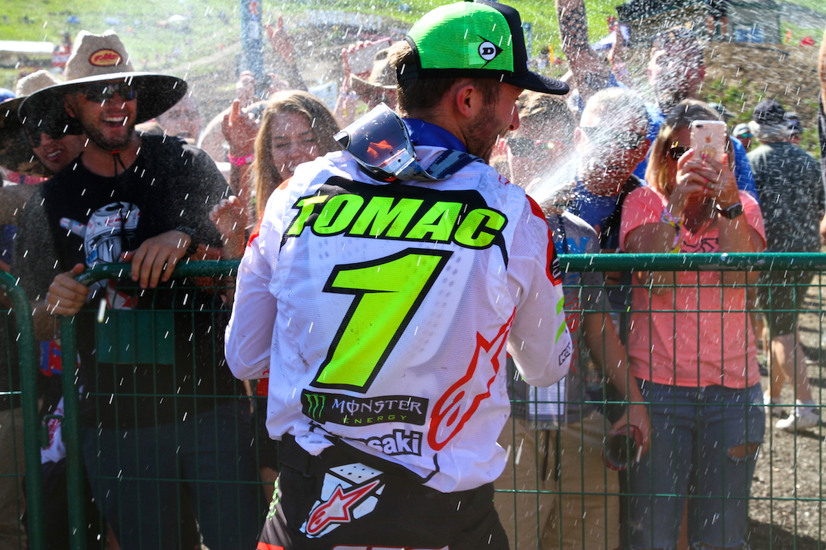 1er set : Eli Tomac, 6-0