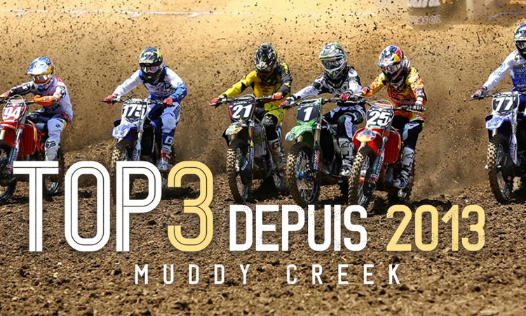 Muddy Creek : le podium depuis 2013