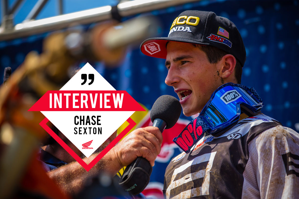 Chase Sexton : « une belle surprise »