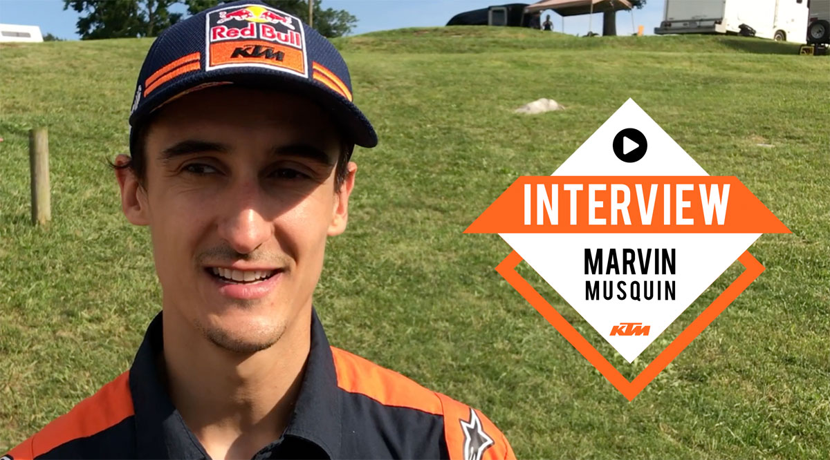 Marvin Musquin : « je me suis bien battu »