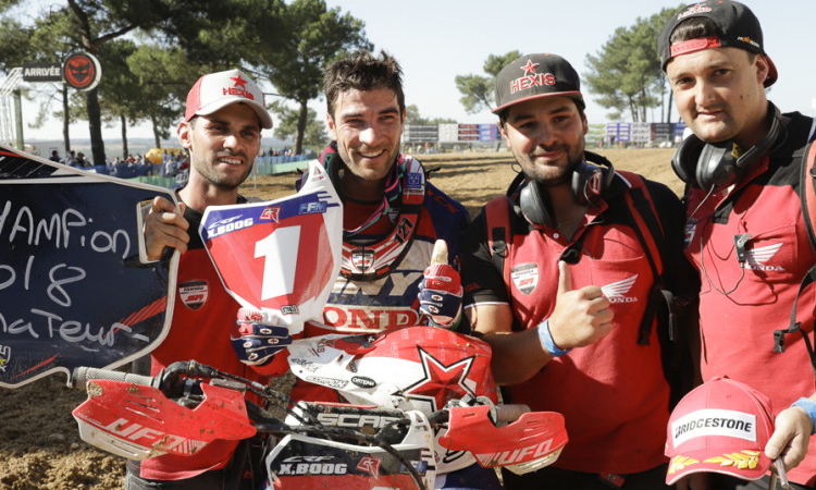 Boog champion de France MX1