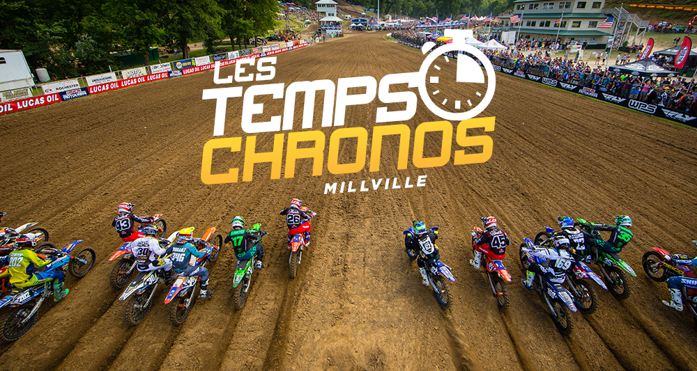 MX Millville : les temps chronos
