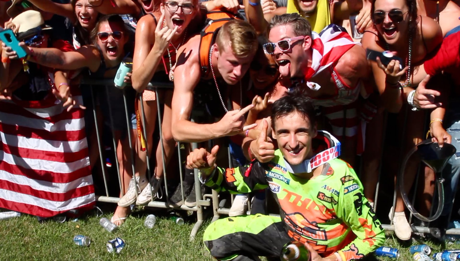La folie du podium avec Marvin