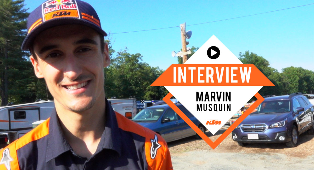 Marvin Musquin : « je me sentais bien »