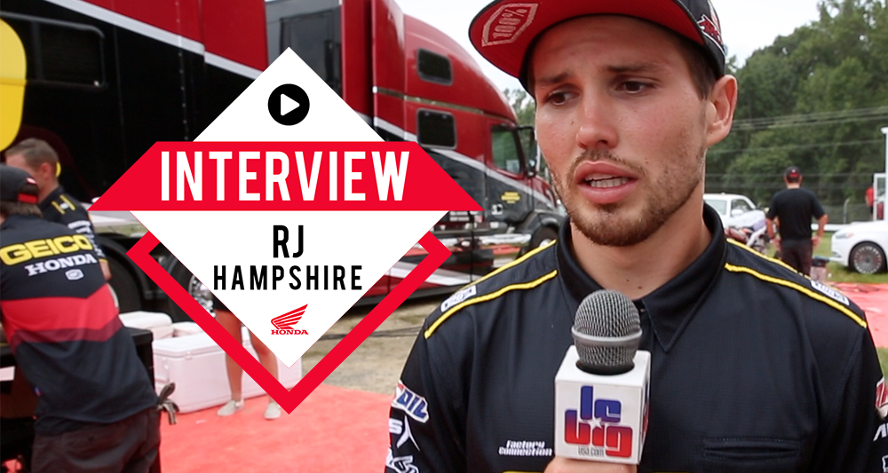 RJ Hampshire : « c'est génial pour l'équipe »
