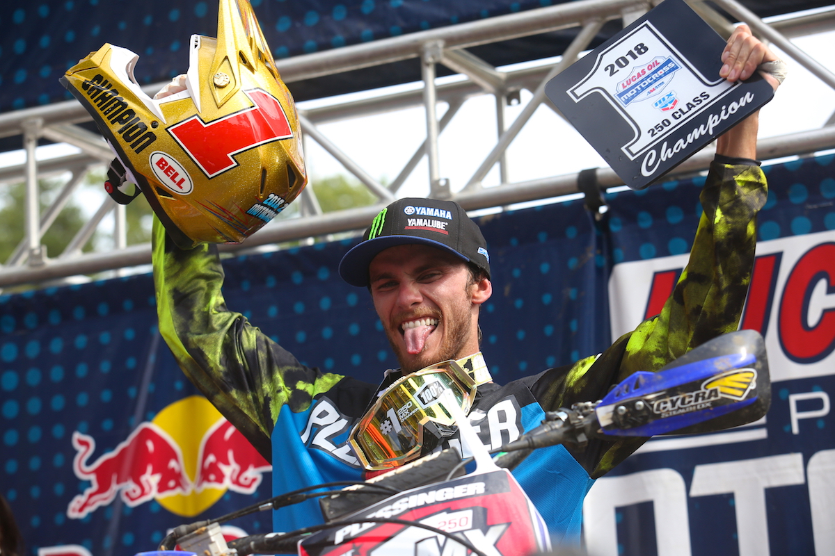 Aaron Plessinger champion outdoor 2018