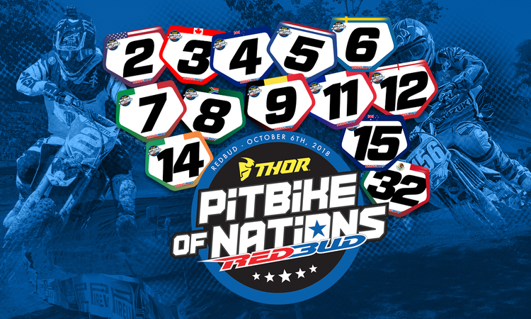 Le pitbike des Nations à RedBud