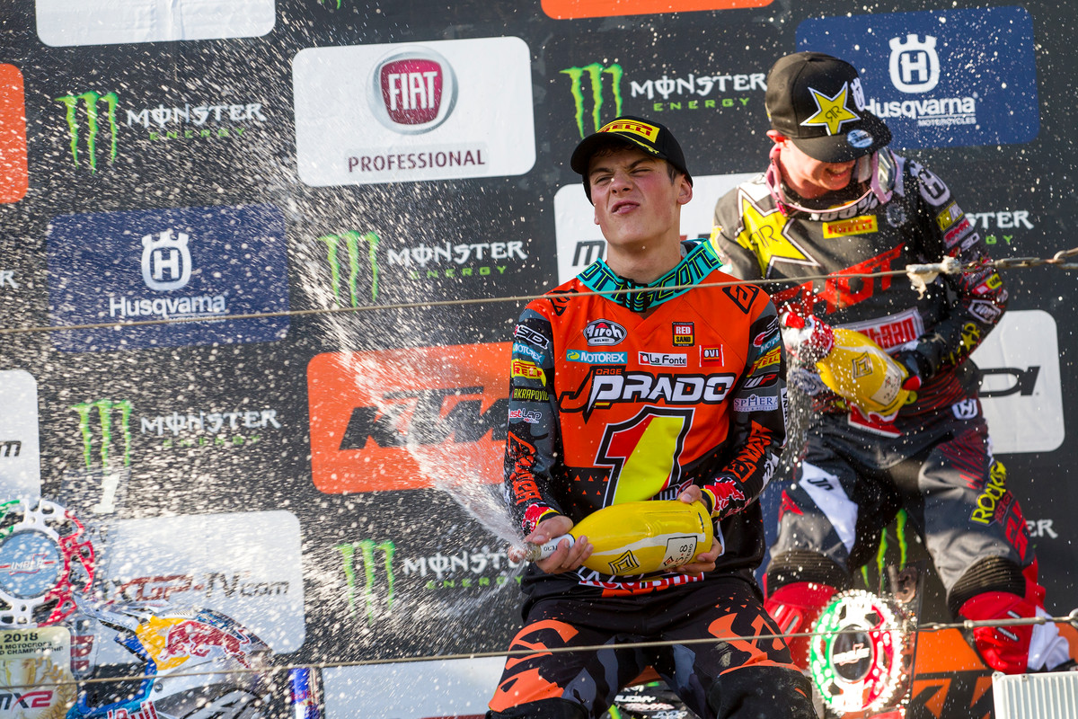 Jorge Prado champion du Monde MX2