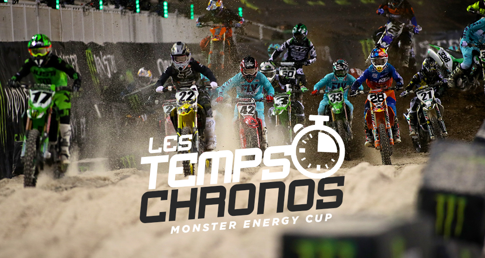Les temps chronos de la Monster Cup