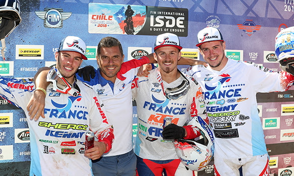 ISDE J6 : Podium pour les Juniors