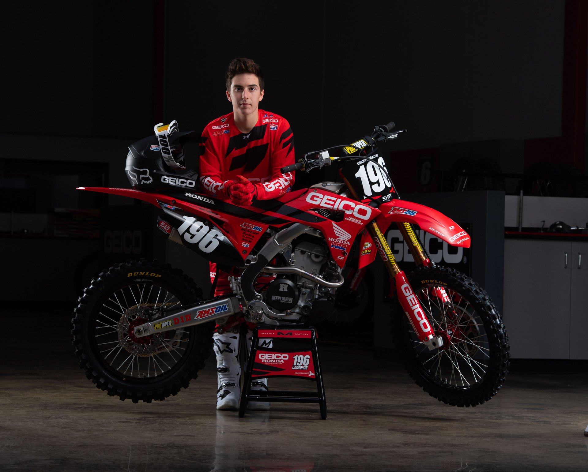 Hunter Lawrence chez Honda Geico