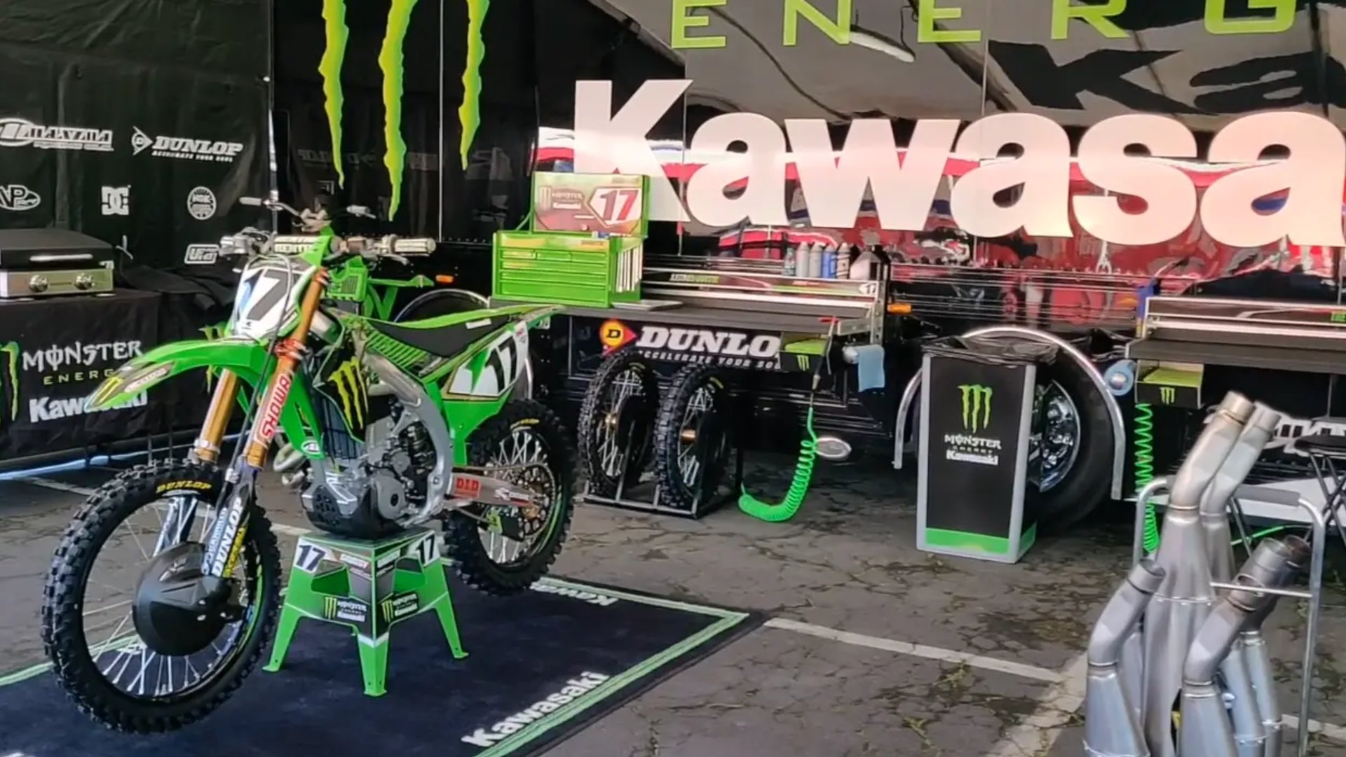 Visite vidéo des pits d'Oakland