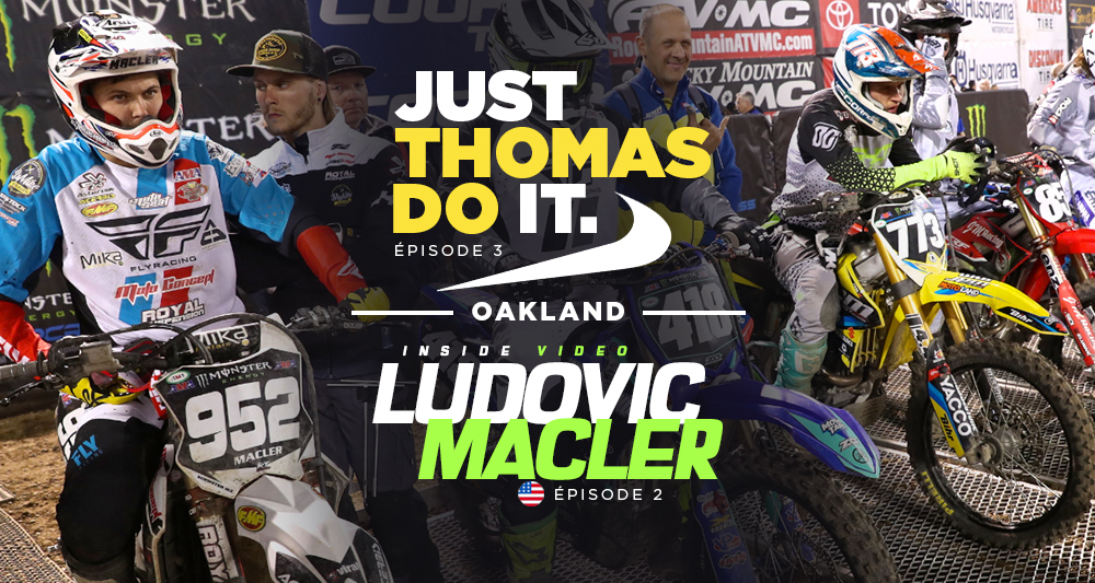 Le SX d'Oakland avec Thomas et Ludo (inside)