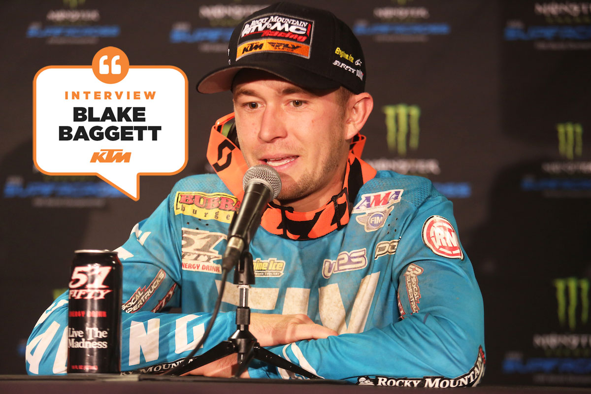 Blake Baggett : « des montagnes russes »