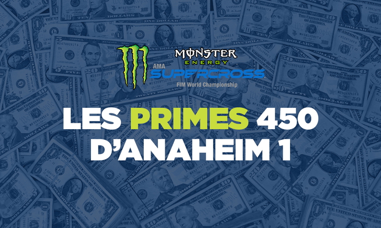 Les primes SX 450 d’Anaheim 1