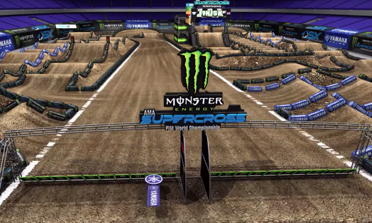 La piste virtuelle du SX d'Arlington