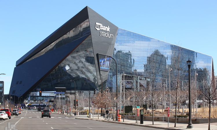 Le stade « US Bank » de Minneapolis