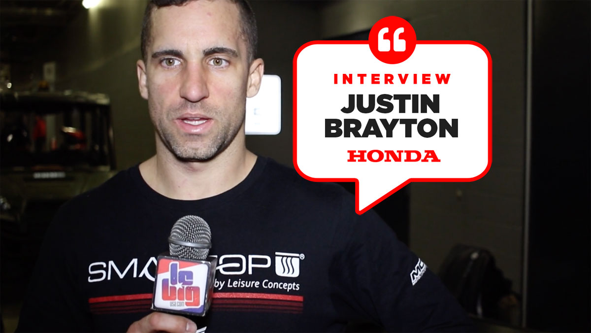 Justin Brayton : « dans la bonne direction »