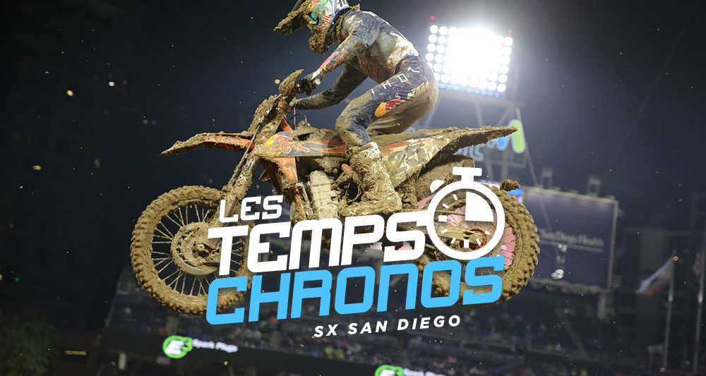 Les temps chronos du SX de San Diego