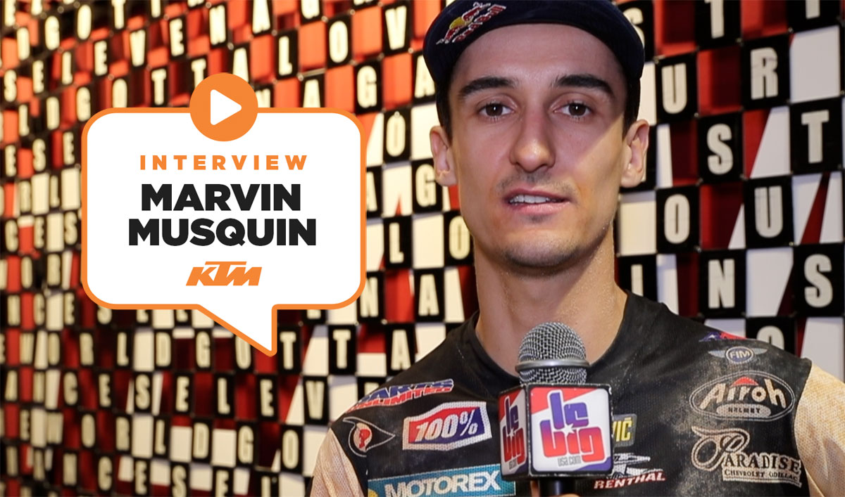 Marvin Musquin : « si j'étais parti en tête... »