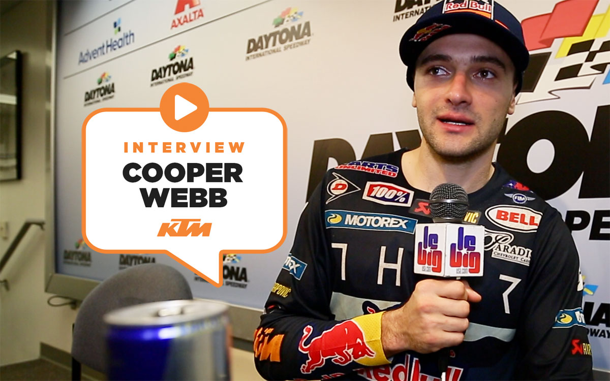 Cooper Webb : « continuer à progresser »