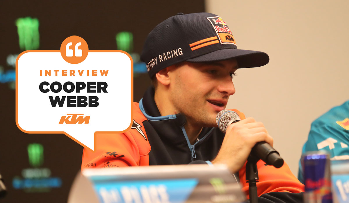 Cooper Webb : « une victoire éprouvante »