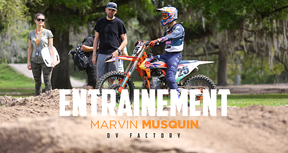 Entrainement SX Marvin Musquin (Floride)