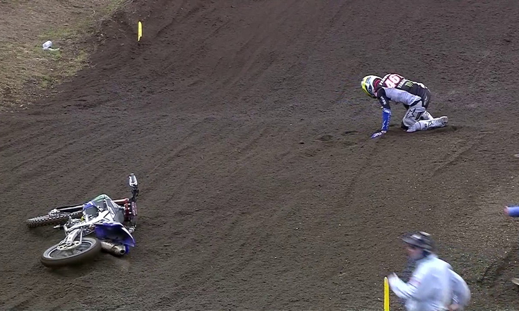 GP Argentine : le crash de Febvre
