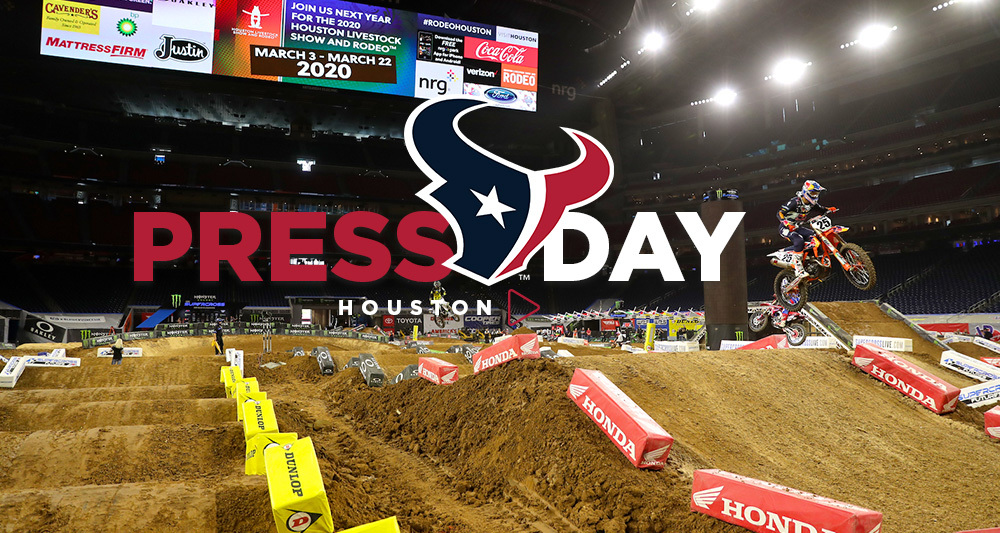 Vendredi : SX de Houston (press day)