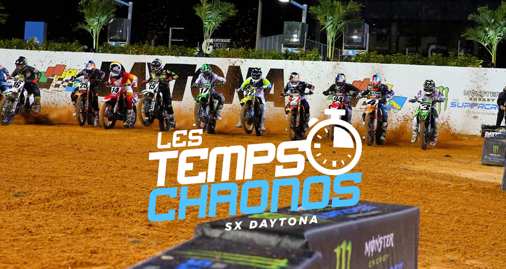 Les temps chronos du SX de Daytona