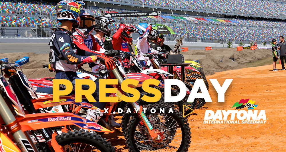 Le « press day » du SX de Daytona