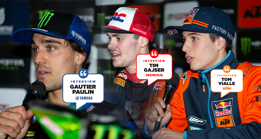 GP Italie : interviews Gajser, Paulin, Vialle