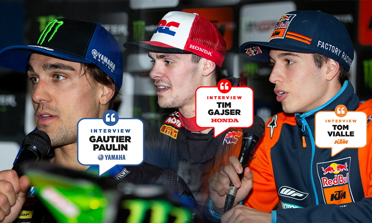 GP Italie : interviews Gajser, Paulin, Vialle
