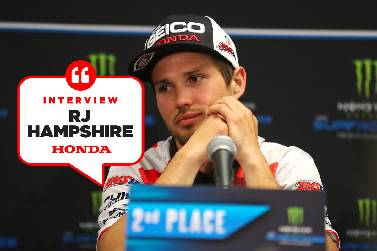 RJ Hampshire : « la bonne direction »
