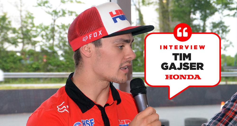 Tim Gajser : « j'aime la piste de St Jean »