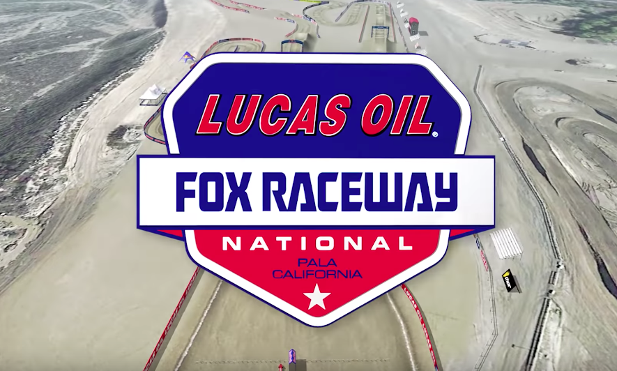 La piste virtuelle du MX de Fox Raceway