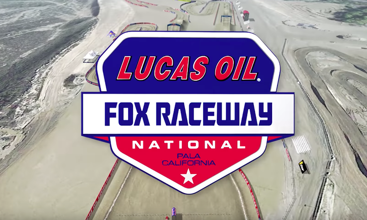 La piste virtuelle du MX de Fox Raceway