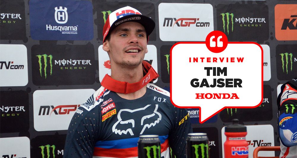 Tim Gajser : « je me suis amusé »